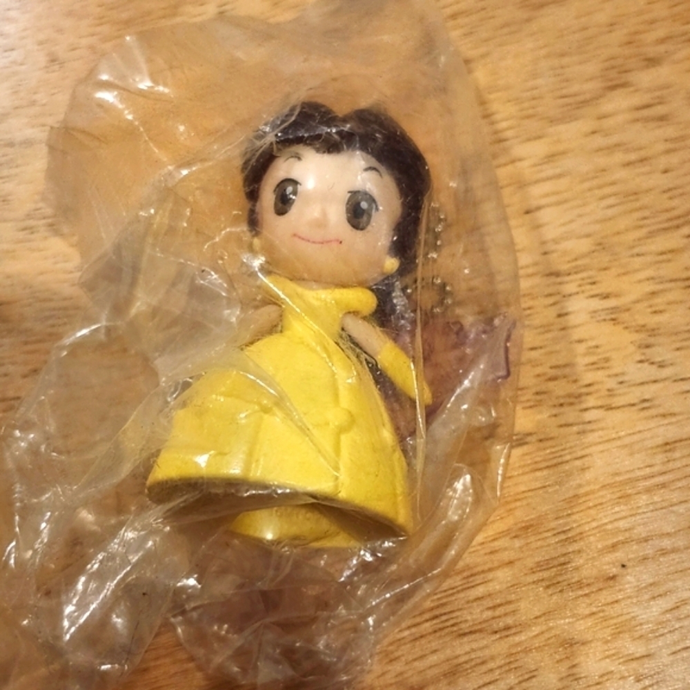 *4 for $30* Beauty and the Beast - Belle - Figure Charm Clip - Purse Pal Pet Key